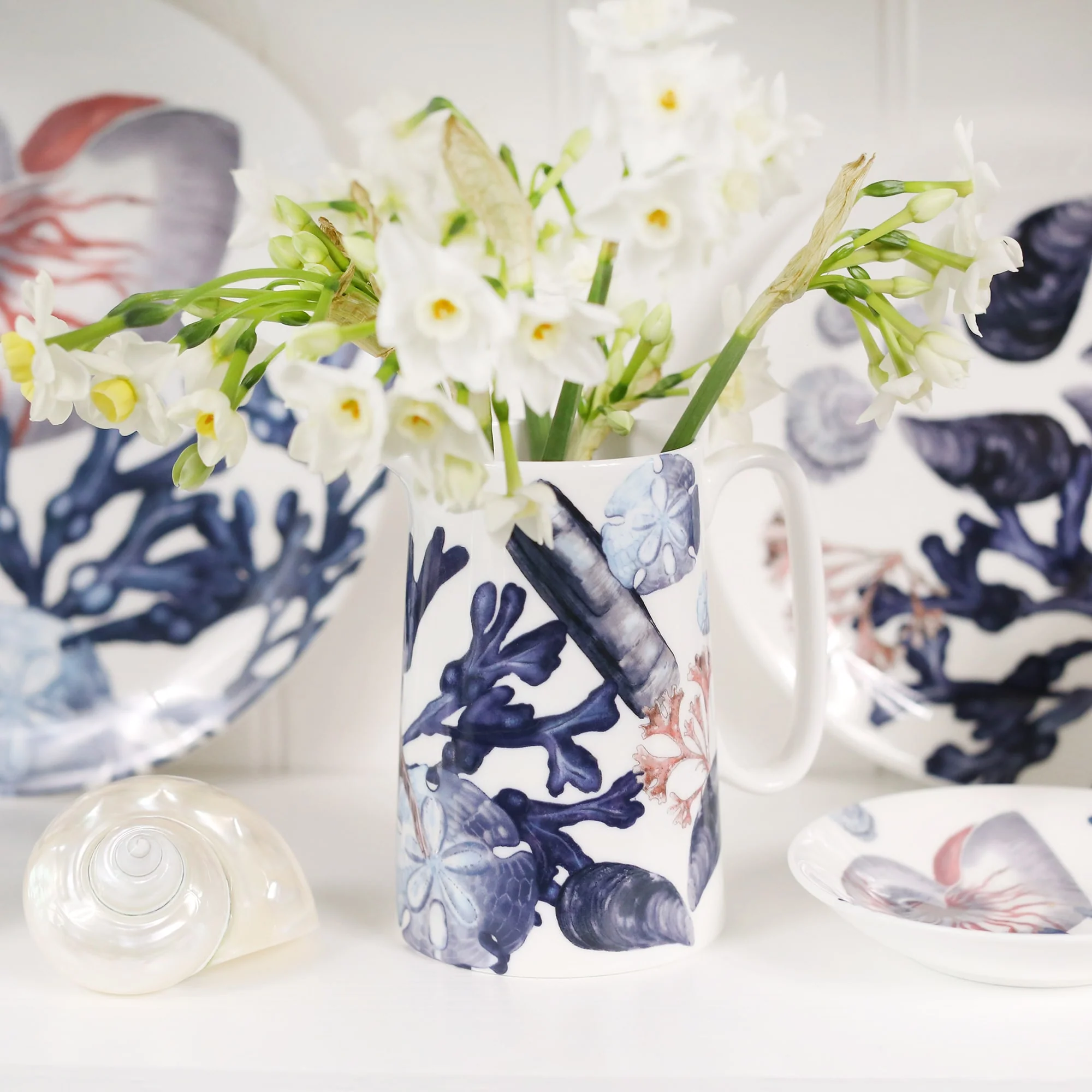 Bone China Medium Beachcomber Jug - Image 3