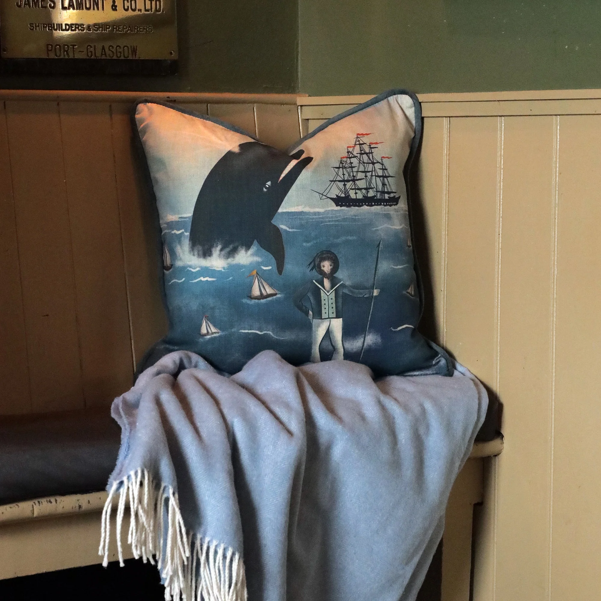 Captains Watch Cushion Cover - Image 4