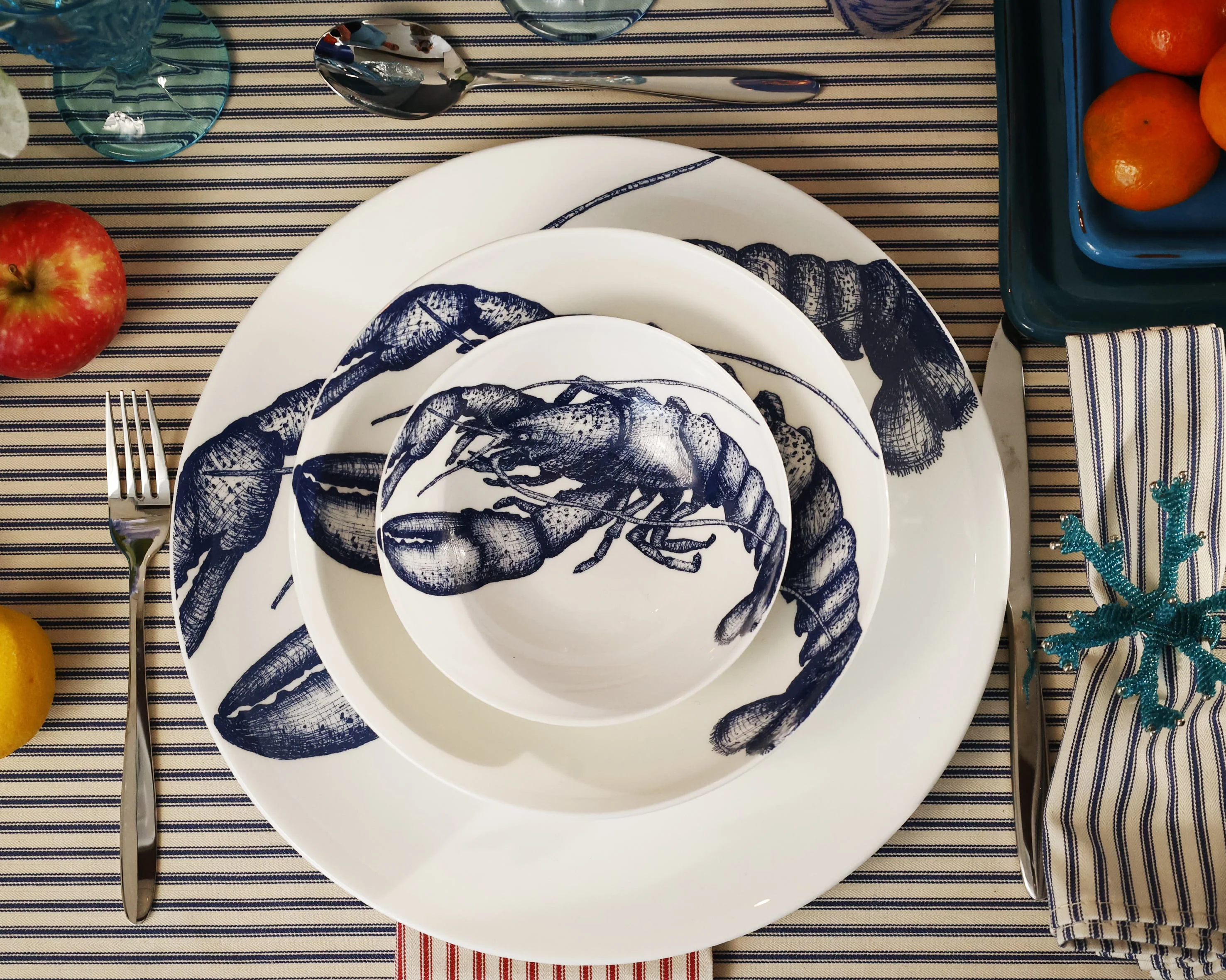 Bone China Lobster Bowl - Image 5