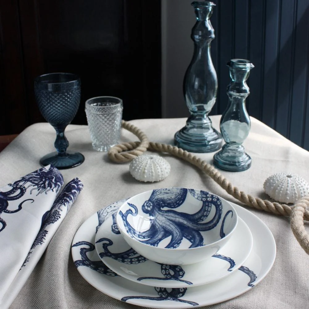 Bone China Octopus Bowl - Image 3