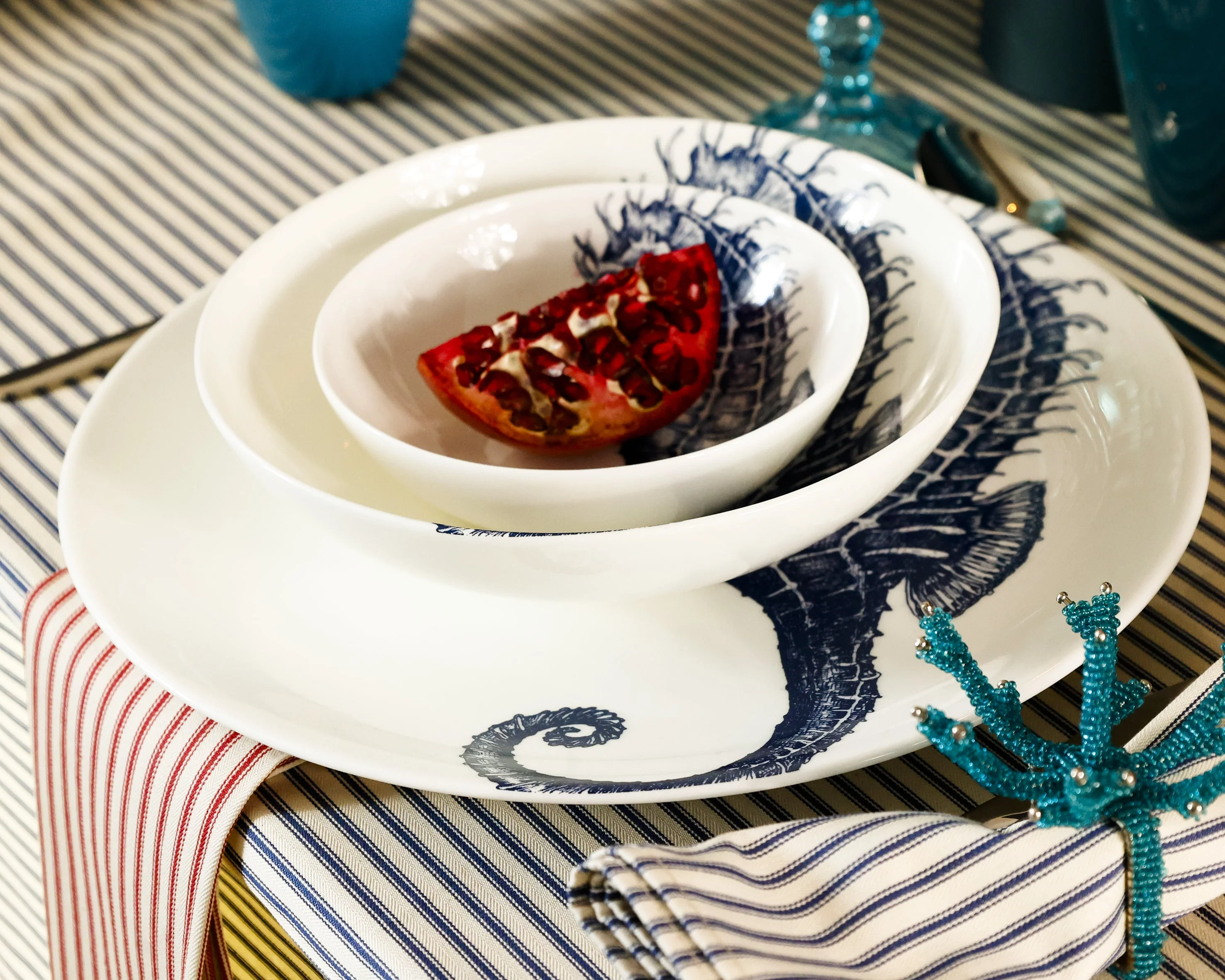 Bone China Seahorse Bowl - Image 4