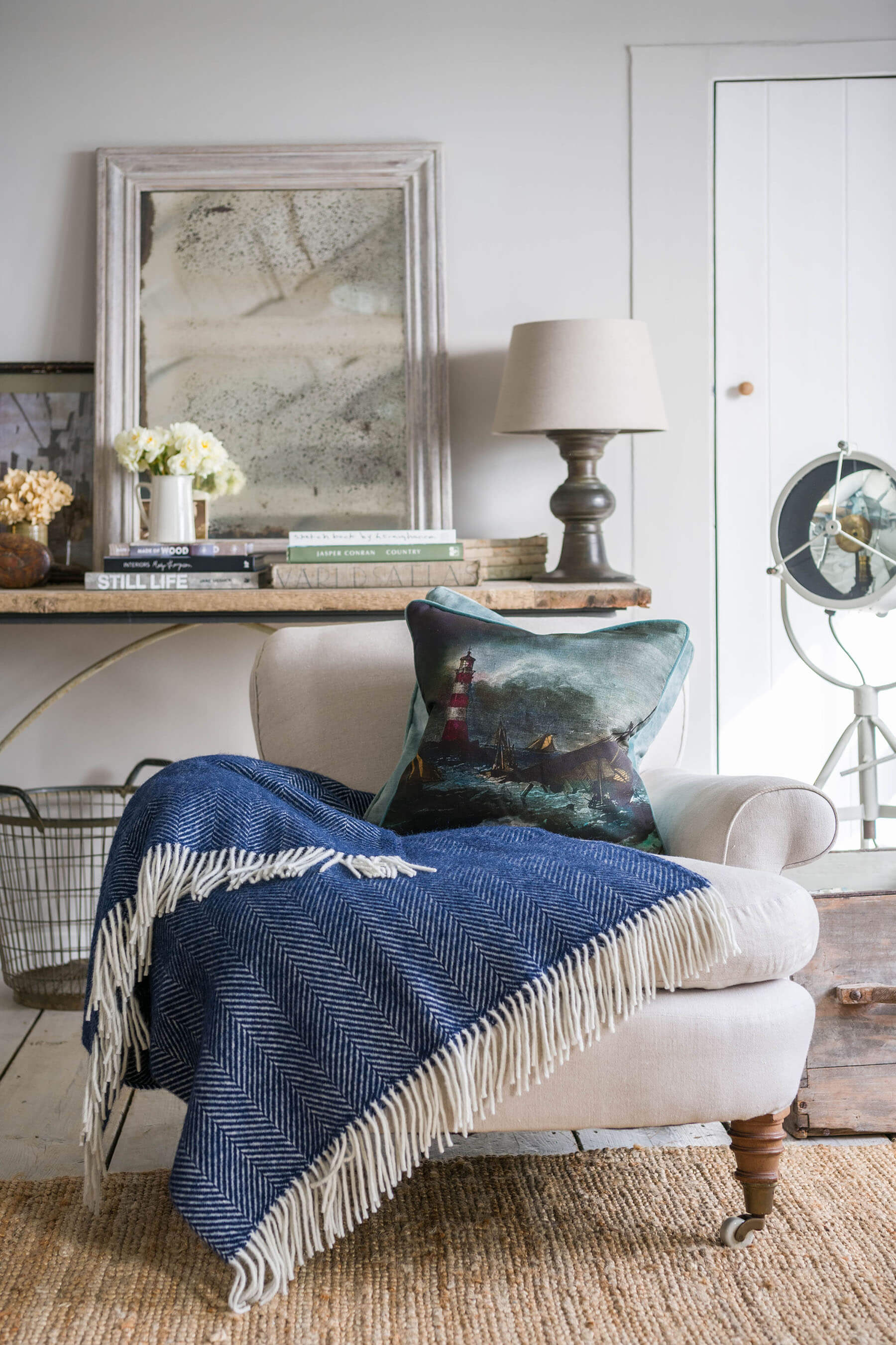 Lighthouse Square Cushion Cover - Image 3