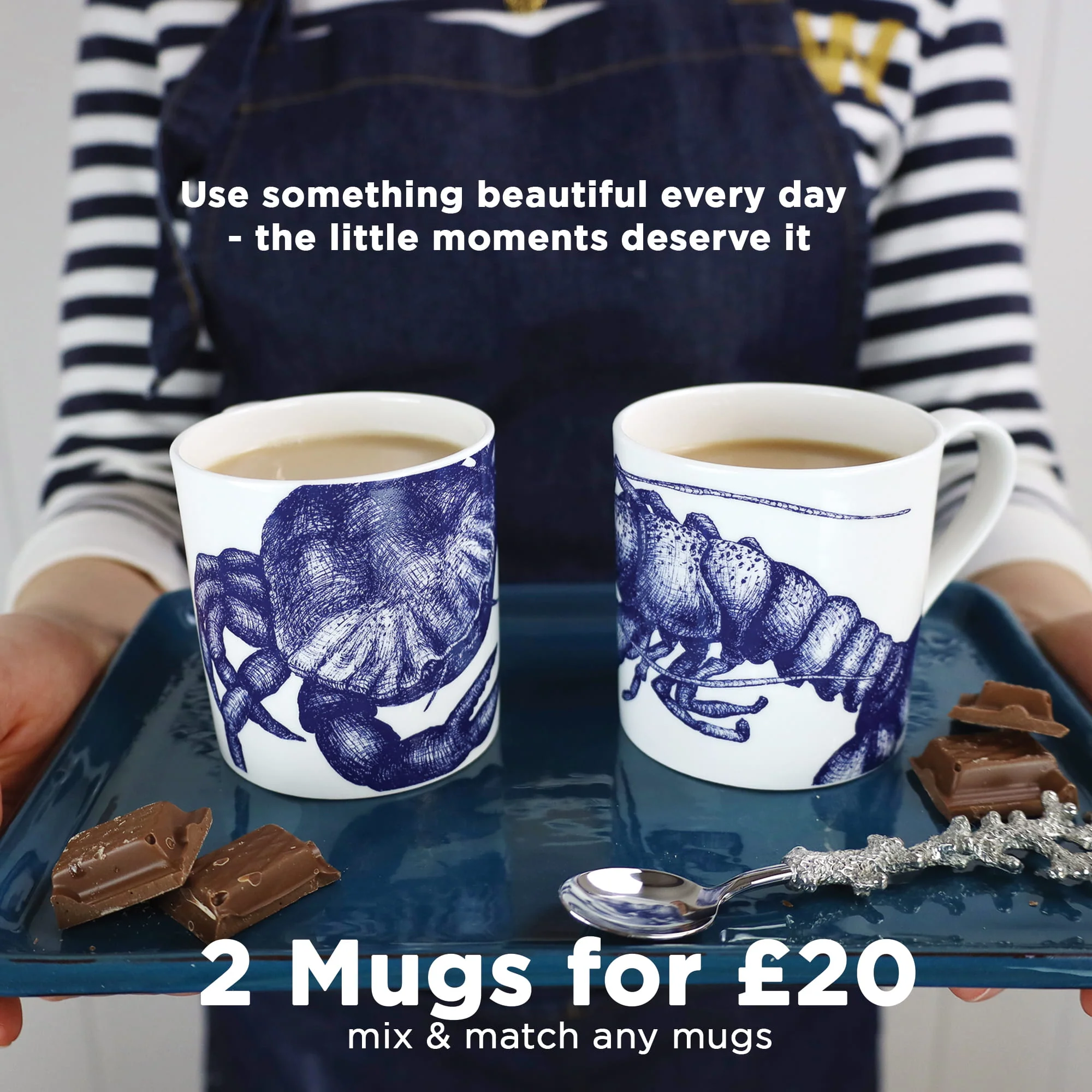 Bone China Lobster Mug - Image 4