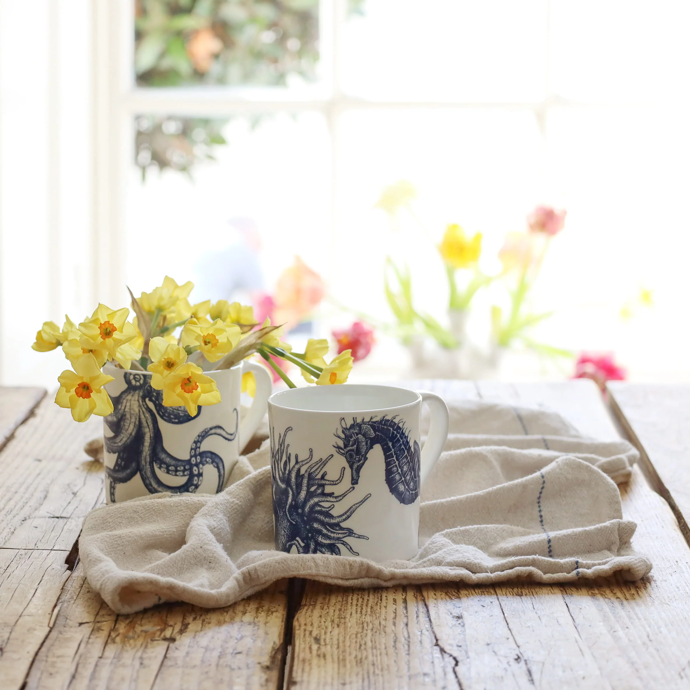 Bone China Seahorse Mug - Image 3