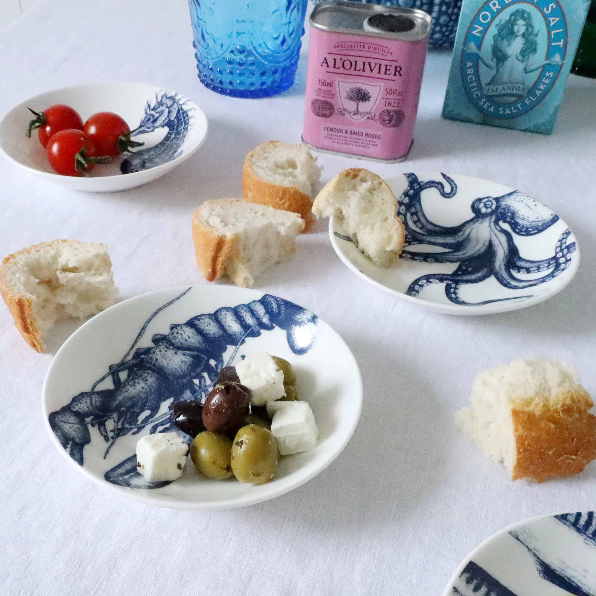 Bone China Nibbles Dish With Seahorse Design - Image 4