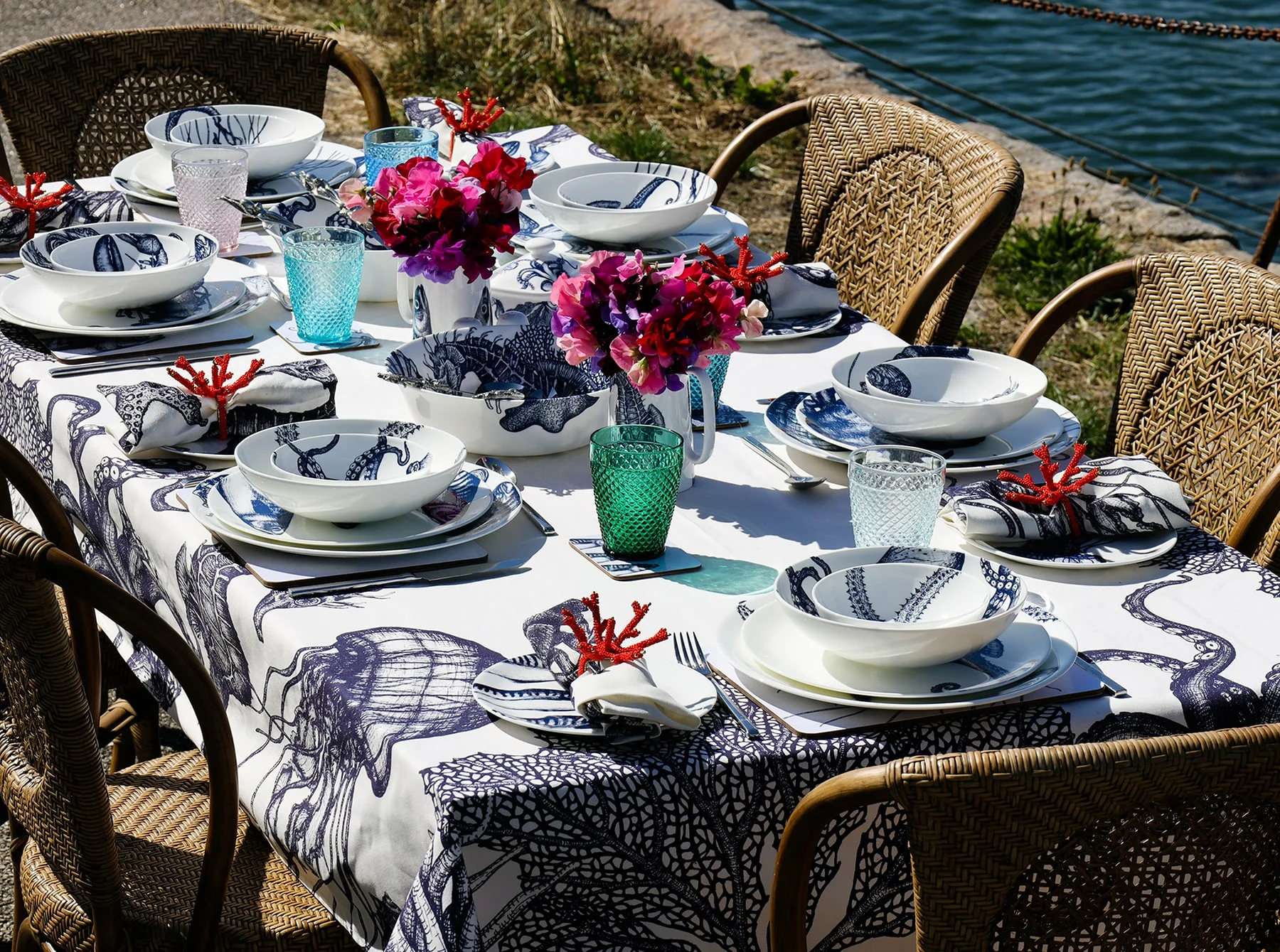 Bone China Mackerel Dinner Plate - Image 6