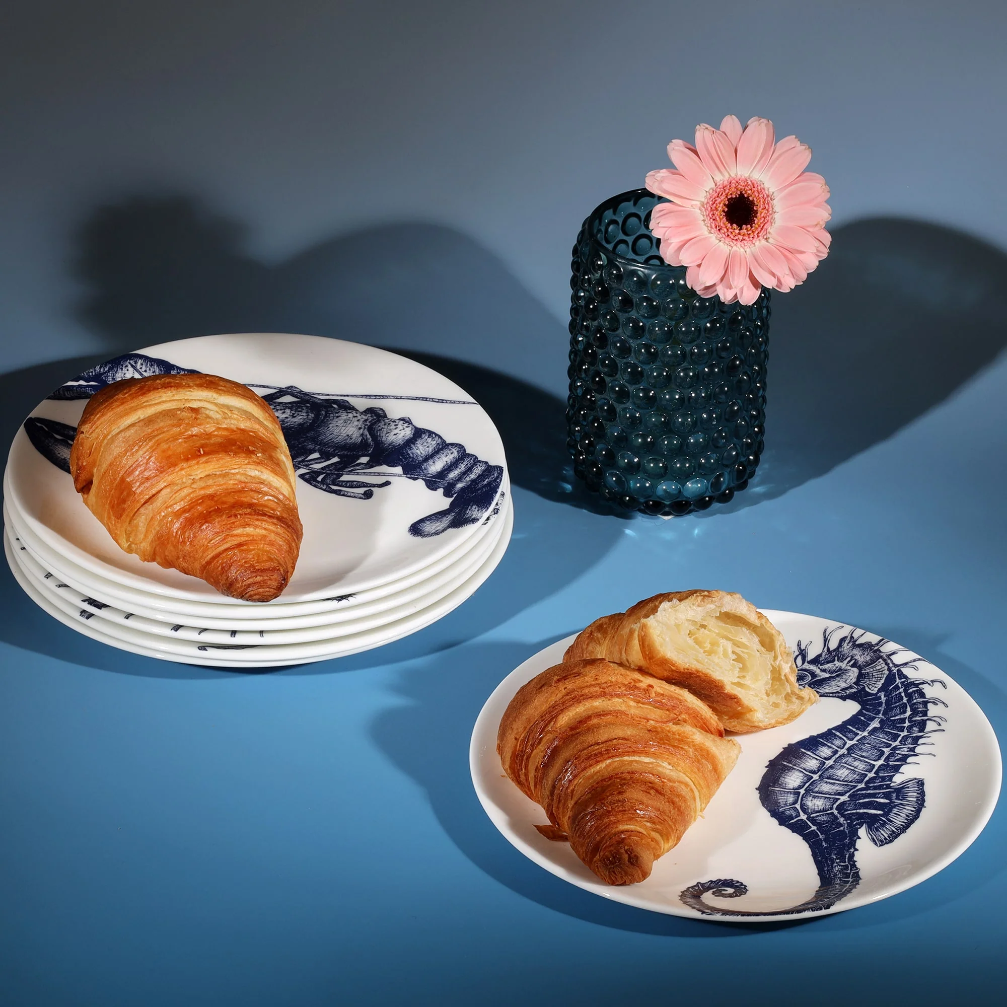 Bone China Seahorse Side Plate - Image 5