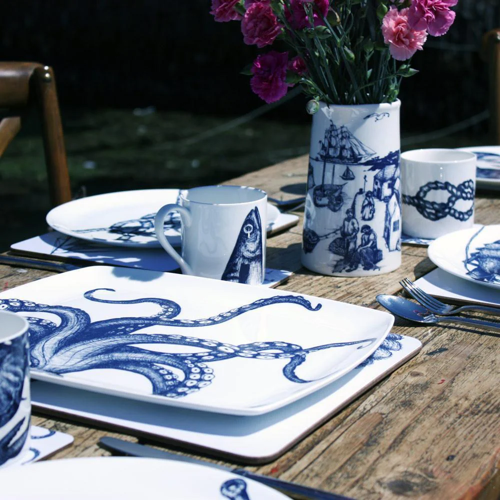 Bone China Octopus Platter - Image 3