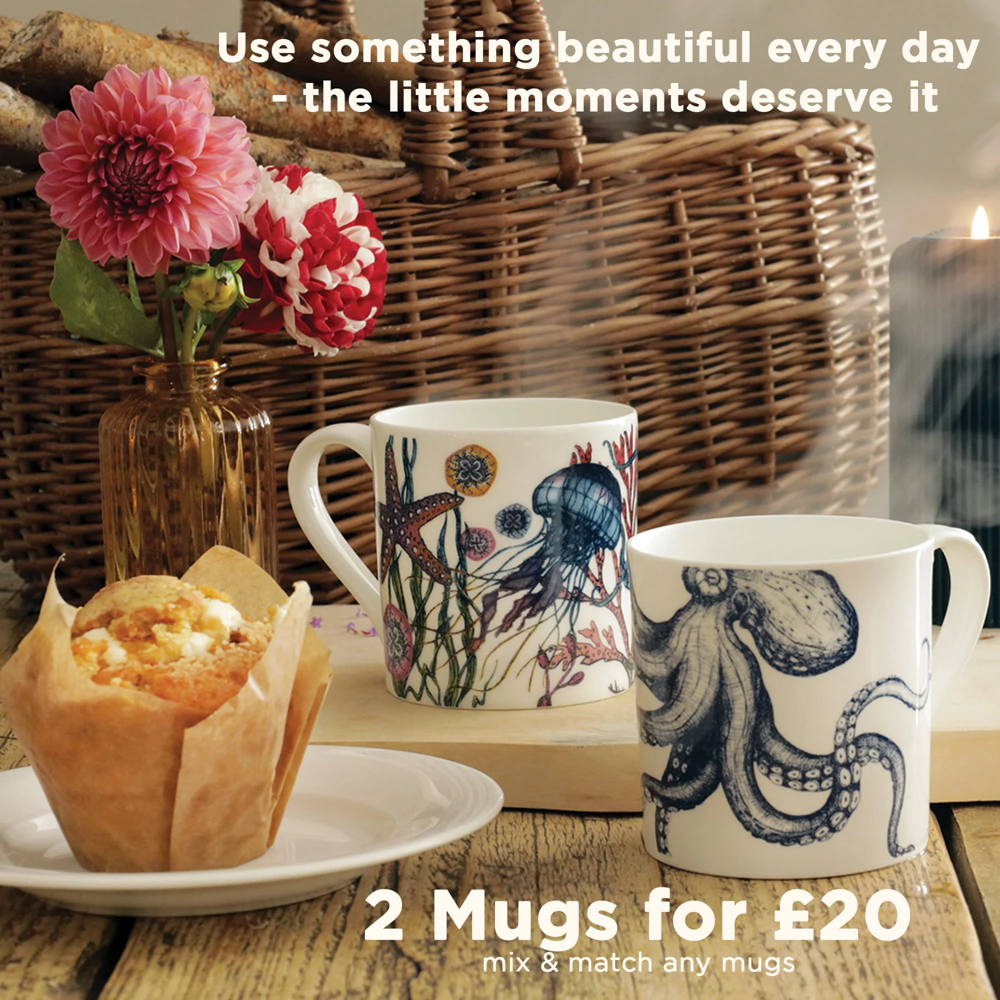 Bone China Reef Mug - Image 4