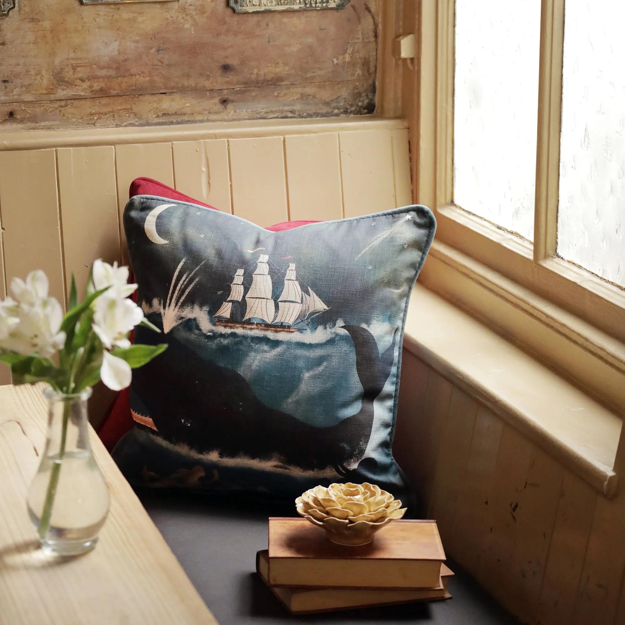 Under The Crescent Moon Cushion Cover - Image 3