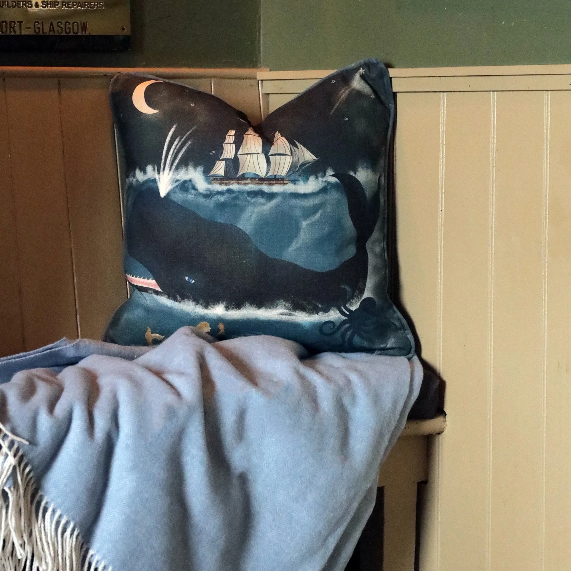 Under The Crescent Moon Cushion Cover - Image 4