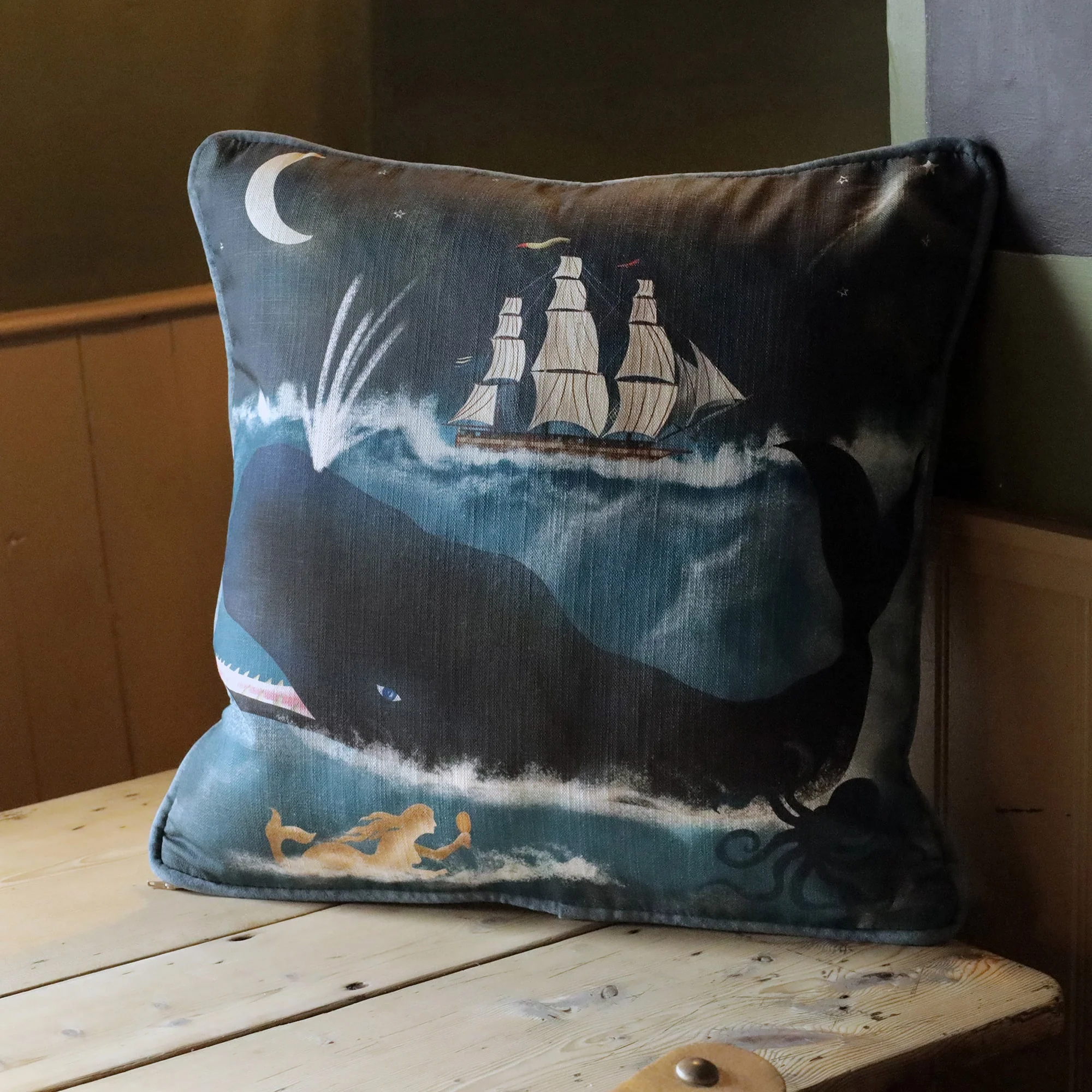 Under The Crescent Moon Cushion Cover - Image 5