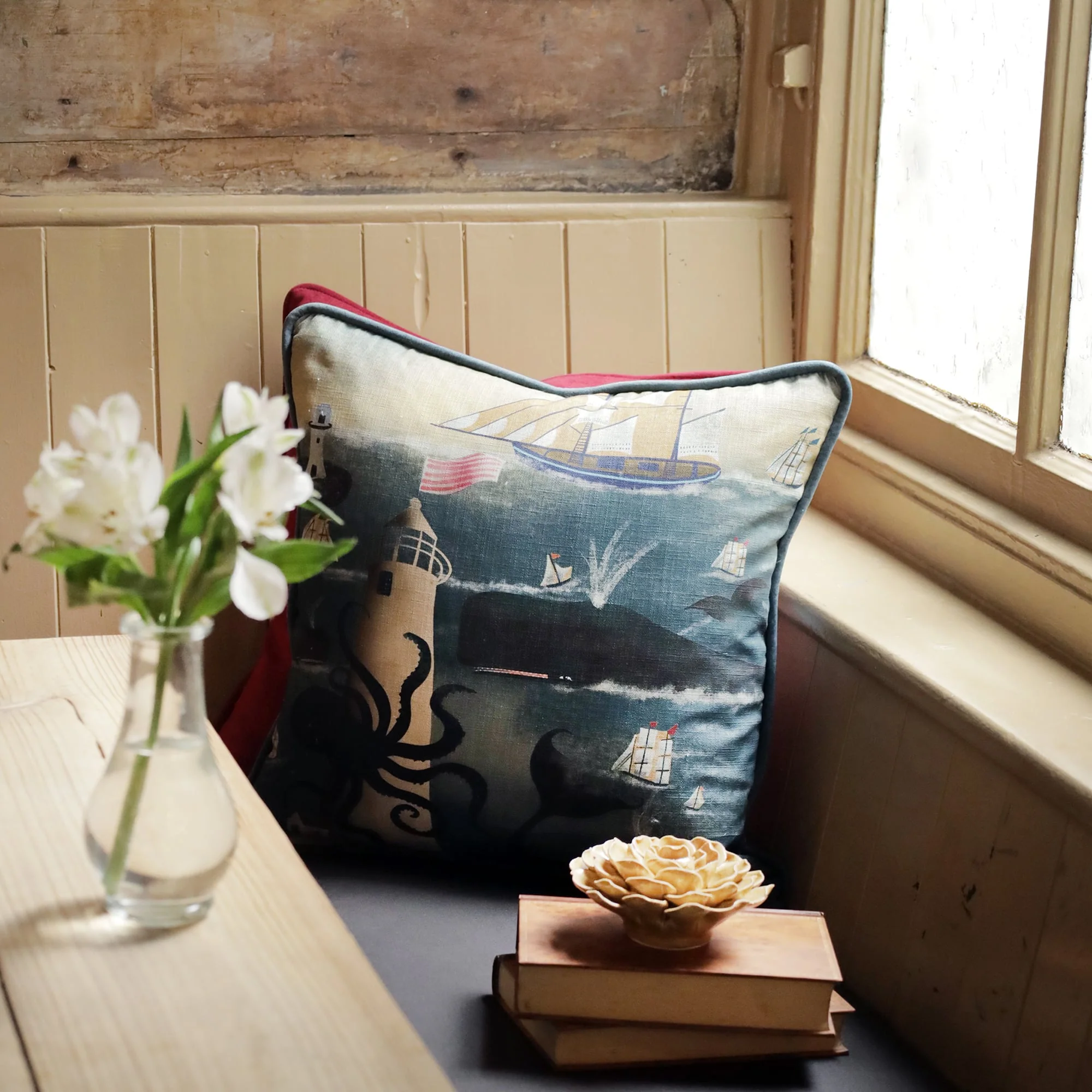 Whale Song Cushion Cover - Image 4